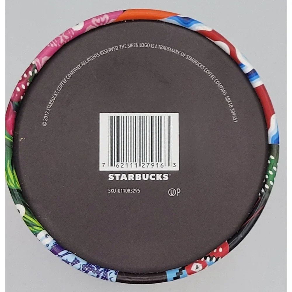 Starbucks Tristan Eaton Sumatra Special Edition Tiger Empty Canister & Poster C1